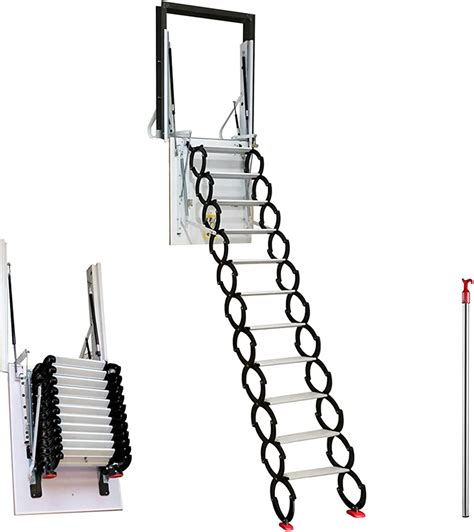 Buy Techtongda Attic Ladder Pull Down 11 Steps Attic Extension Loft