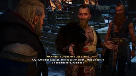 Assassin S Creed Valhalla Joute Verbale Manning Adversaire Des