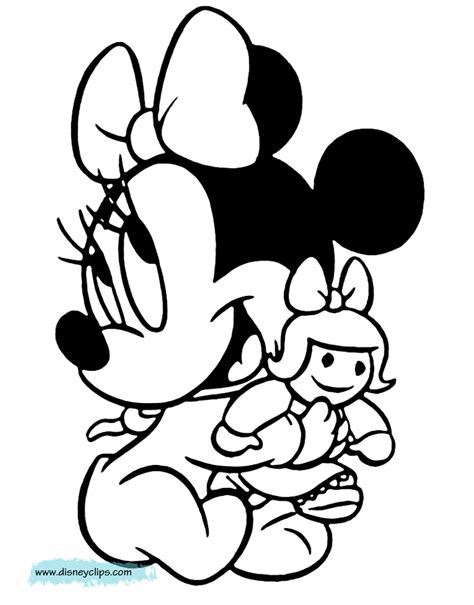 Coloring pages of baby minnie. Risultati immagini per baby minnie mouse | Minnie mouse ...