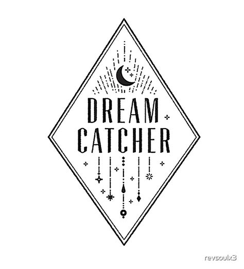 Dream Catcher Logo White Ver By Revsoulx3 Redbubble