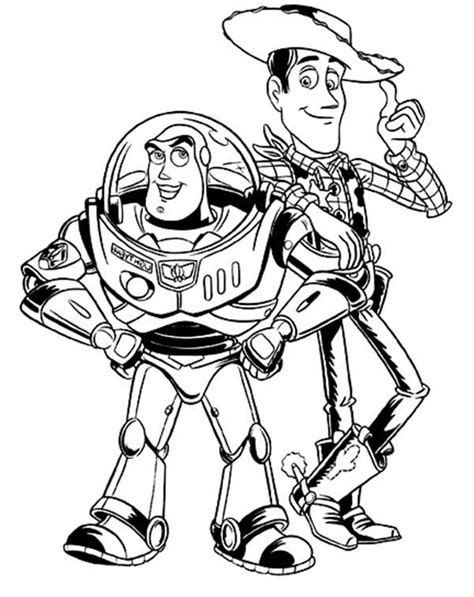 Buzz and woody coloring page. Buzz And Woody Coloring Pages at GetColorings.com | Free ...