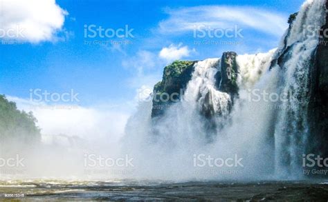 Beautiful Misty Waterfall Stock Photo Download Image Now