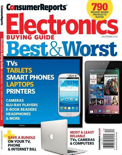 Consumer Reports Electronics Buying Guide 2012 By Consumer Reports