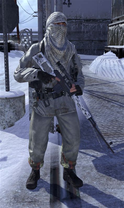Call Of Duty Mw2 Artic Spetsnaz Sniper Minecraft Skin