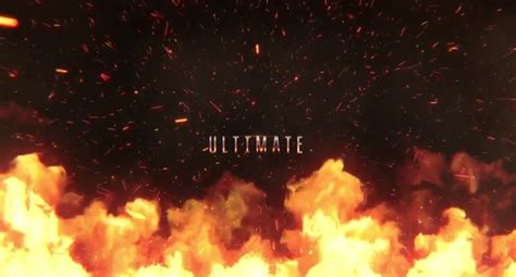 Ultimate Fire Trailer After Effects Templates Free After Effects