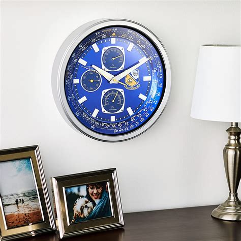 Buy Citizen Cc2030 Gallery Wall Clock Silver Tone Online At Lowest
