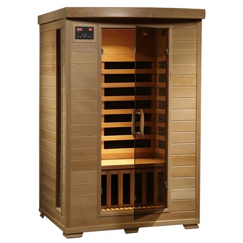 Heat Wave 2 Person Hemlock Infrared Sauna With 6 Carbon Heaters