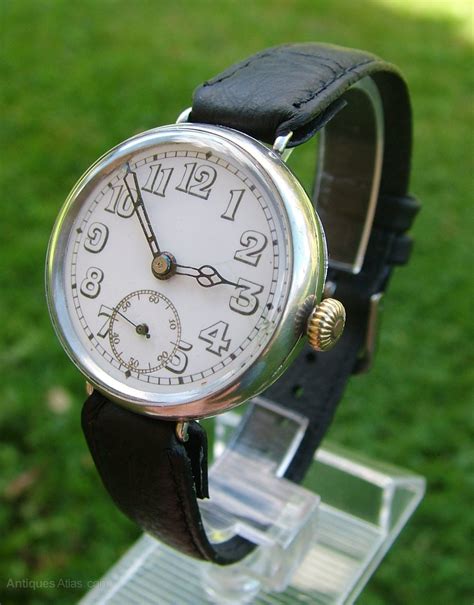 Antiques Atlas A Gents 1914 Ww1 Silver Trench Watch