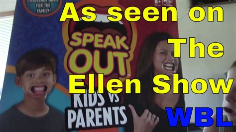 Speak Out Game As Seen On Ellen Show Vlog 68 Youtube