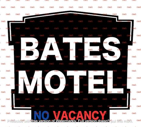 Bates Motel Sign Svg Png  Etsy