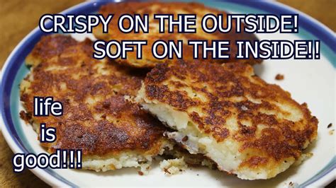How To Make Crispy And Creamy Potato Pancakes A Cooking Tutorial Youtube