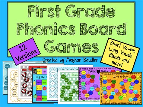 133 practice worksheets to download and print (300+ pages). The Creative Colorful Classroom: Engaging Phonics Board Games!