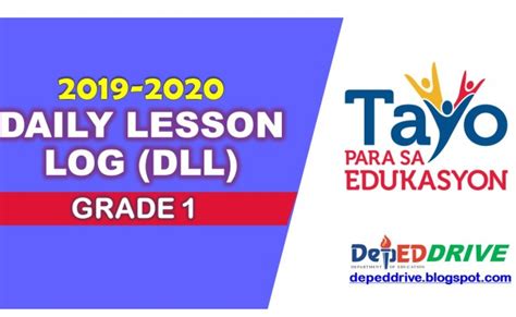 Grade 1 Daily Lesson Log Dll For Sy 2019 2020 Deped Tambayan Theme Loader