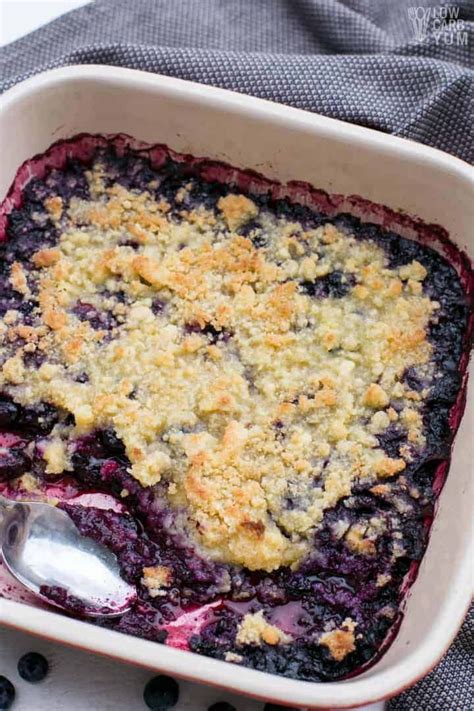 Low Carb Keto Blueberry Cobbler Keto 123