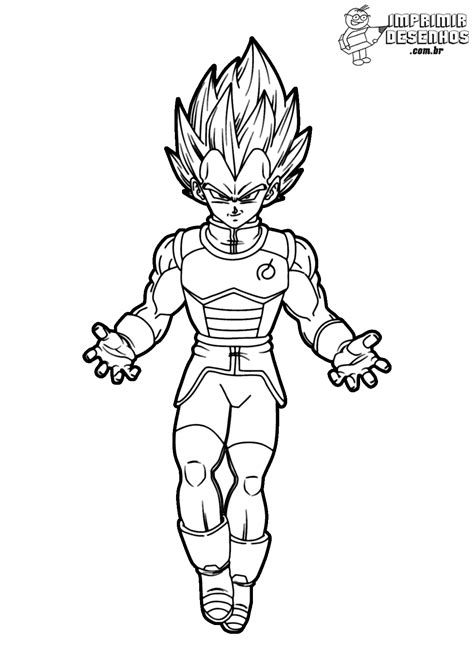 Introduzir 65 Imagem Desenhos Para Colorir Do Vegeta Brthptnganamst