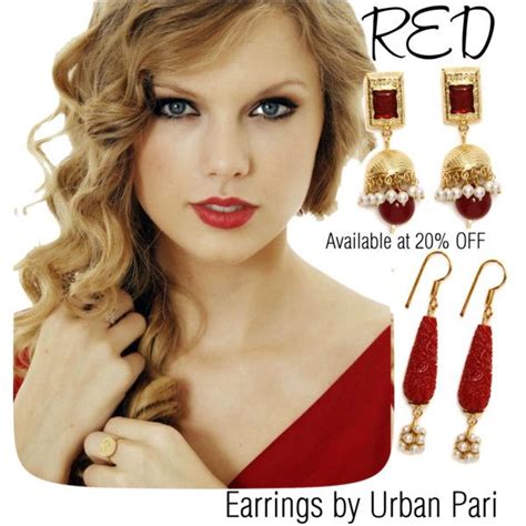 Red Earrings By Urban Pari Taylor Swift Style Taylor Swift Taylor