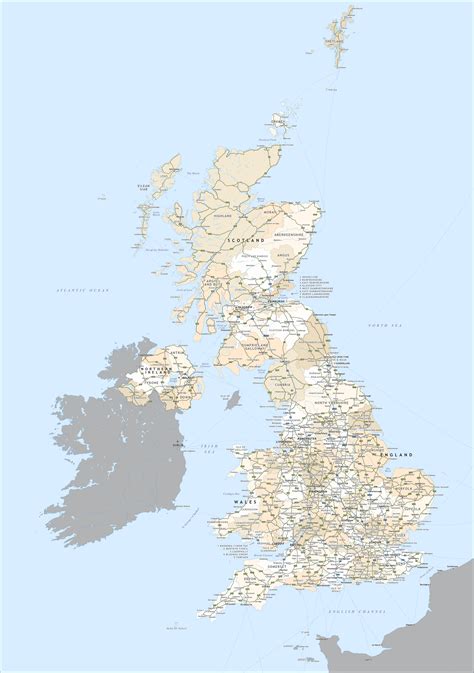 Uk Political Map Royalty Free Editable Vector Map Base Maproom