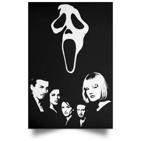 scream movie classic horror film poster 236p etsy