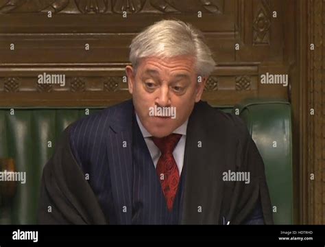 Commons Speaker John Bercow Speaks During Prime Minister S Questions In