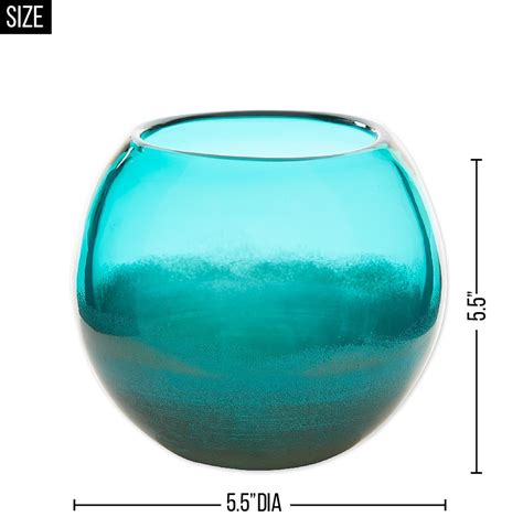 Small Aqua Fish Bowl Vase On Storenvy