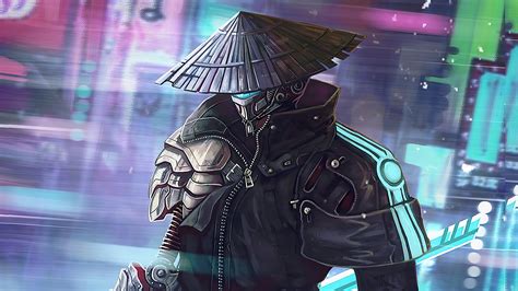 Cyberpunk Samurai 4k Wallpaperhd Artist Wallpapers4k Wallpapers