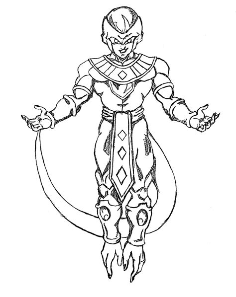 Printable Frieza Coloring Pages Anime Coloring Pages