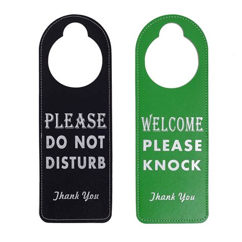 Buy Kichwit Do Not Disturb Sign For Office Pack Door Knob Hanger
