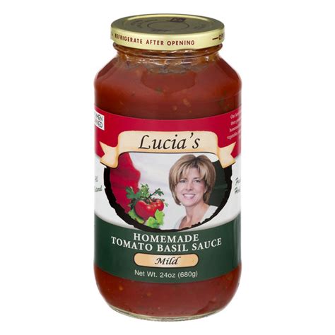 Save On Lucia S Homemade Sauce Mild Tomato Basil Order Online Delivery Giant