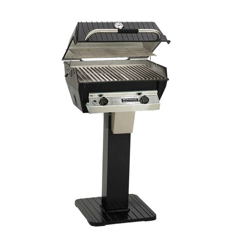 Broilmaster R3 Infrared Propane Gas Grill On Black Patio Post Bbqguys