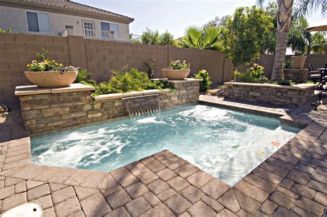 Planters Small Pool Design Small Inground Pool Pools For Small Yards