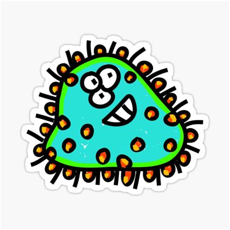 Bacteria Germ Stickers Redbubble