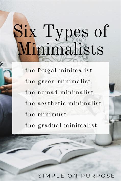 Six Types Of Minimalists