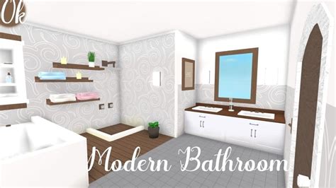 Cheap Modern Bathroom10k Roblox Bloxburg Youtube Modern