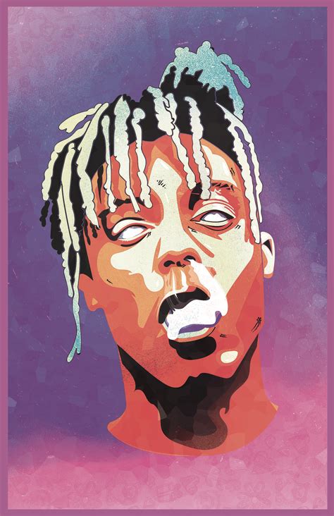 Emo pop vibes by audentity records explores one of the most popular pop sounds: JUICE WRLD - Illustrator/Photoshop : graphic_design