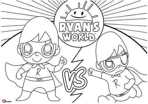 In super spy ryan, ryan is transported into an animated virtual reality world where he and his friends must become the ultimate super spies. free download ryan's world coloring page for kids ...