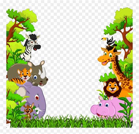 Download Фотки Cartoon Jungle Animals Baby Cartoon Safari Clipart