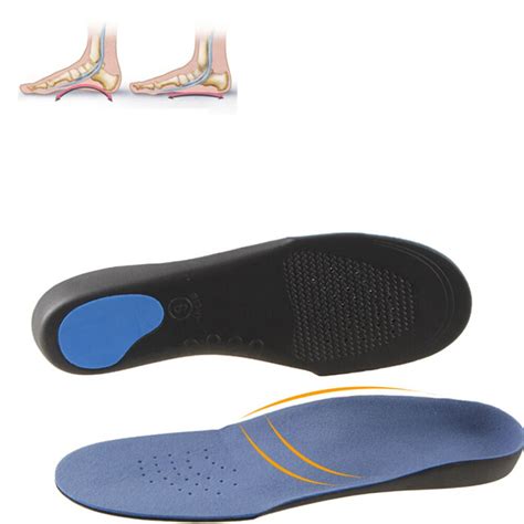1 Pair Orthotic Insoles Eva Adult Flat Foot Arch Support Orthotics