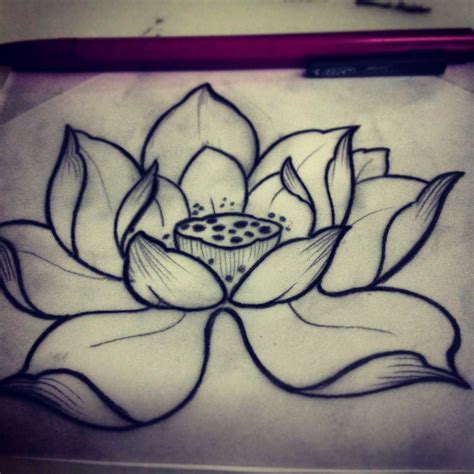 Beautiful Lotus Tattoo Sketch Inspirational Tattoos Tattoos Flower