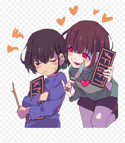 Undertale Frisk Chara Mercy Sticker Chara Frisk Undertale Fanart