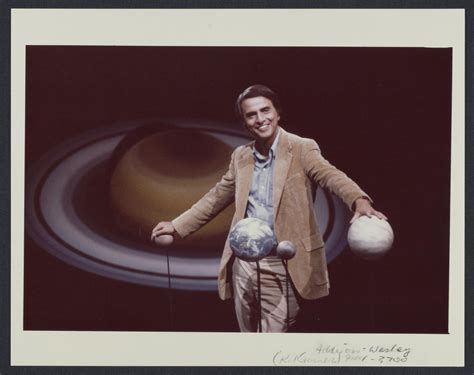 Carl Sagan With The Planets Library Of Congress