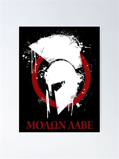 Molon Labe 2 Poster For Sale By Good4u Redbubble