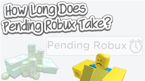 How Long Does Pending Robux Take On Roblox 2024 Youtube