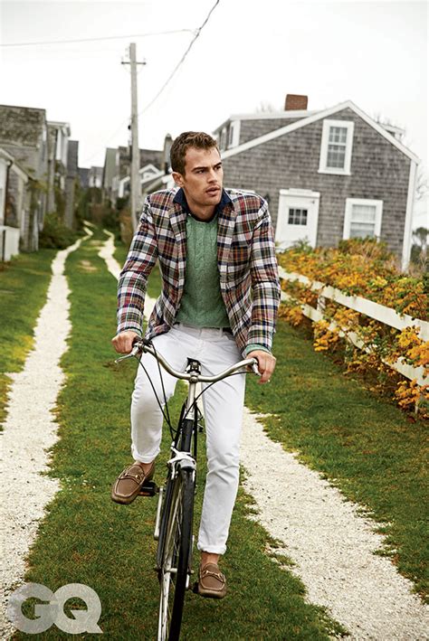 Theo James Models Preppy Looks For Gq Looks Predictably Perfect E
