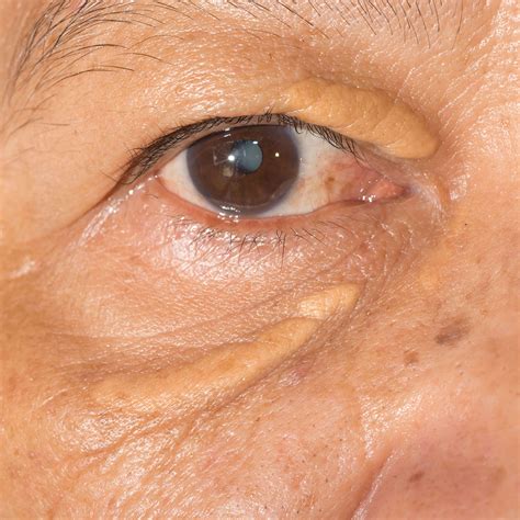 Yellow Areas On Eyelids Xanthelasma Faciem Dermatology Clinic