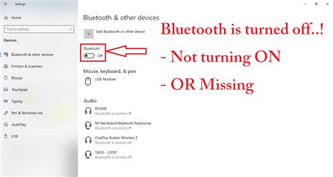 Fix Windows 10 Bluetooth Is Turned Off And Not Working Anymore