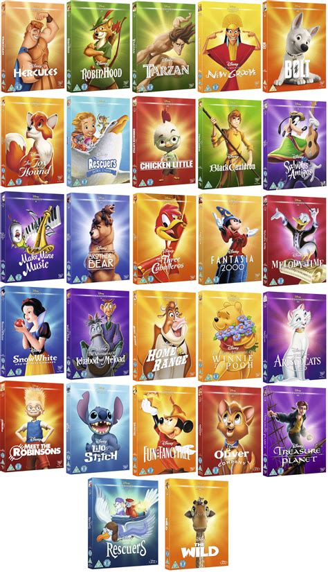 El Resto De Titulos Para La Colección Clasicos Disney