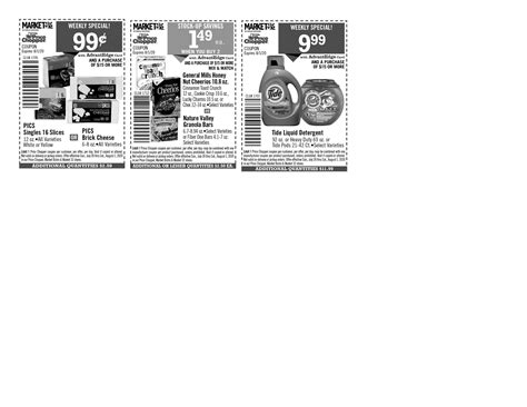 Printable Coupons - Price Chopper - Market 32