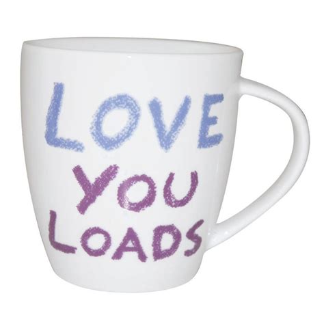 Jamie Oliver Cheeky Mug Love You Loads £720 Jamie Oliver Ceramic Tableware Tin Ts