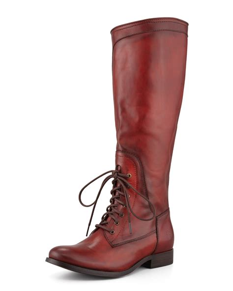 Frye Melissa Lace Up Riding Boot