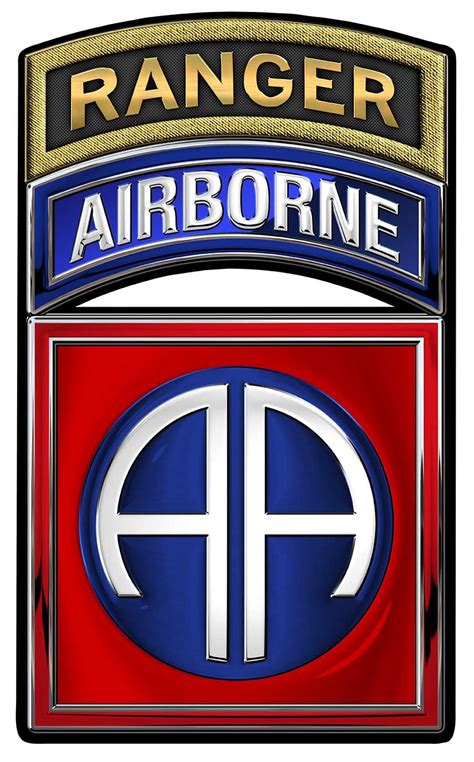 82nd Airborne Division With Ranger Tab Metal Sign 11 X 18 North Bay